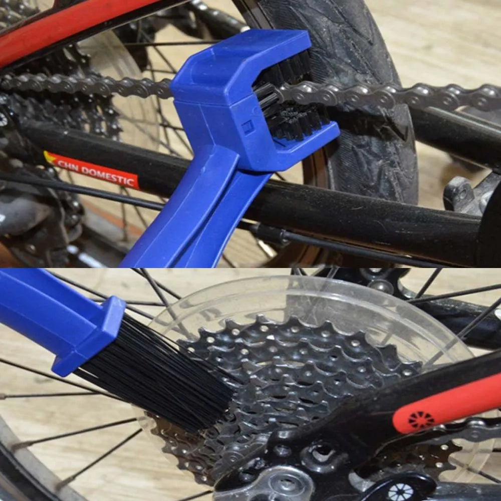 Motorcycle Bike Chain Cleaner Moto Brush Cycling Clean Chain Cleaner For Yamaha SEROW 225 250 YZ450FX yz 80 85 125 250f 450f