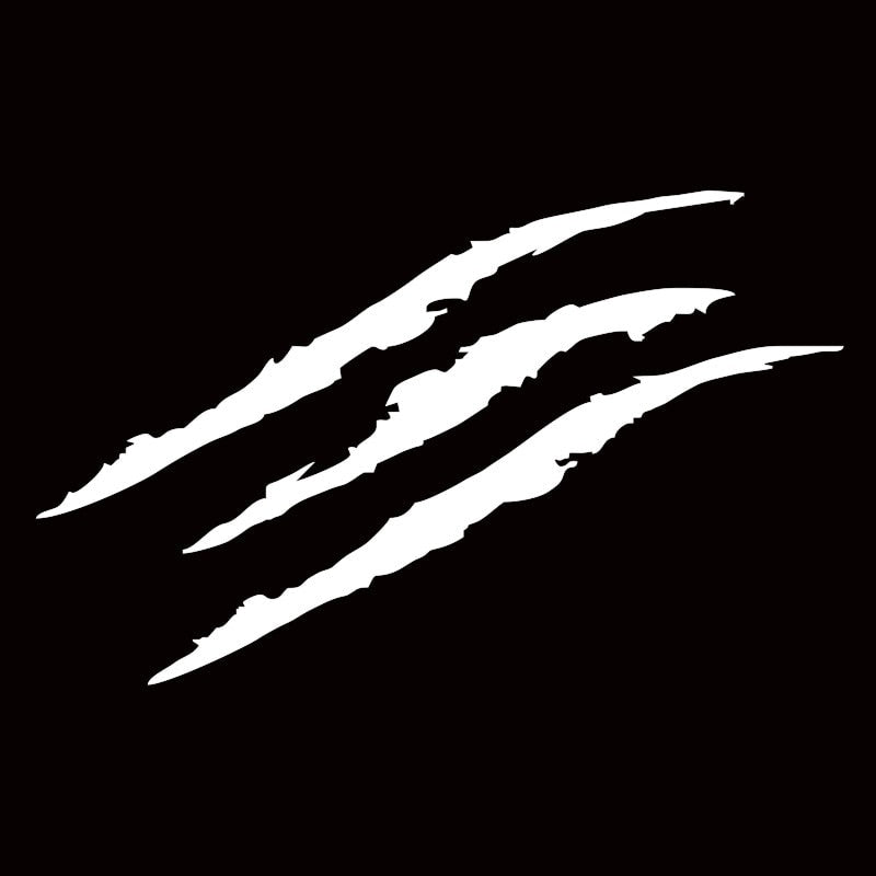 Car Monster Claw Scratch Decal Reflective Sticker For Car Auto Headlight Decoration Vinyl Decal
