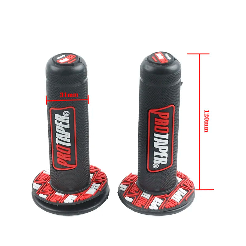 7/8" 22mm Handle Grips Pro taper Motorcycle Grips Protaper Dirt Pit Bike Motocross Handlebar Rubber Gel Hand Grip Brake Hands