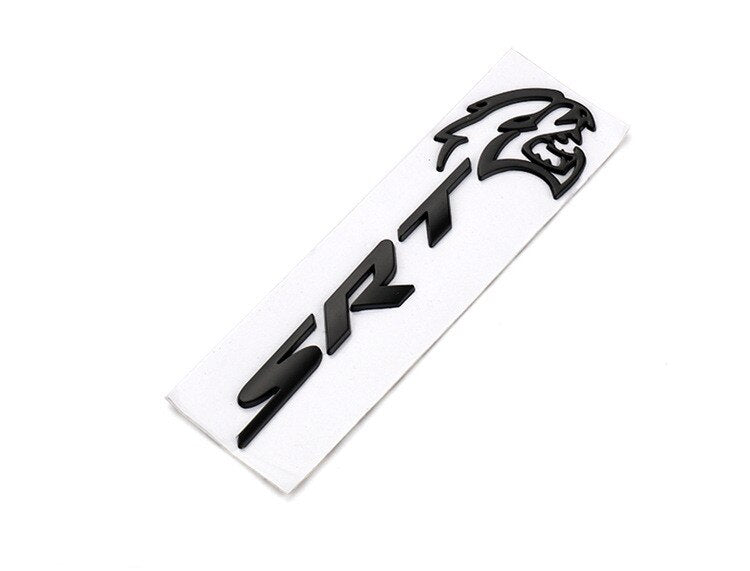 Metal Alloy Car Trunk Sticker for Dodge SRT Logo Charger Challenger Jcuv Caliber Durango Auto Rear Side Emblem Decal Decoration