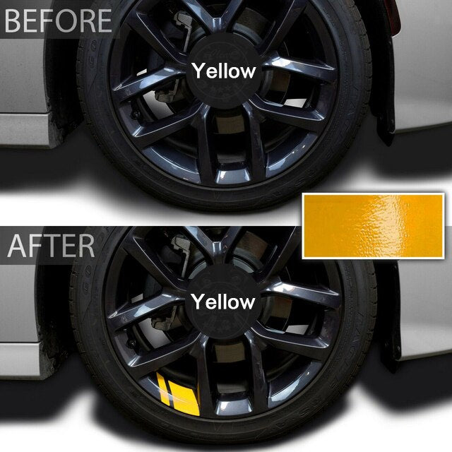 6Pcs Car Sticker Reflective Wheel Hub Decals for Dodge Journey JUVC Charger DURANGO CBLIBER SXT DART Ram 1500 Challenger