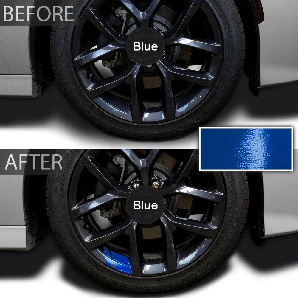 6Pcs Car Sticker Reflective Wheel Hub Decals for Dodge Journey JUVC Charger DURANGO CBLIBER SXT DART Ram 1500 Challenger
