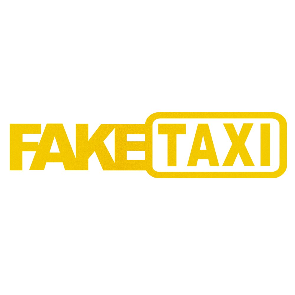 Funny FAKE TAXI Reflective Sticker Car Sticker Car Styling For VW Polo Golf 4 5 6 7 Beetle MK3 MK4 MK5 MK6 Bora CC Passat B6 B5