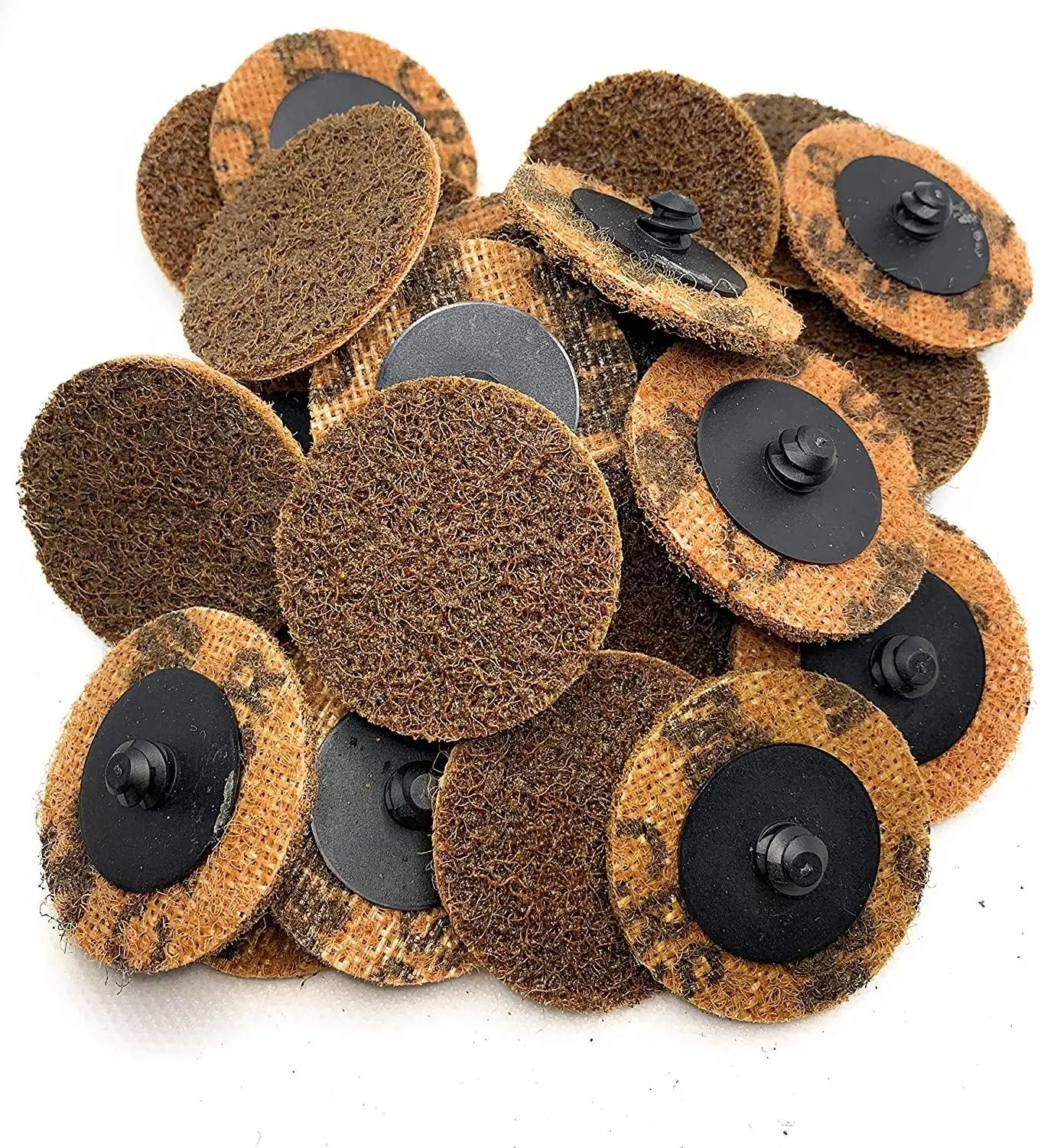 30Pcs 2 inch Roll Quick Change Discs Surface Conditioning Discs Sanding Disc for Surface prep, Paint Stripping, Grinding