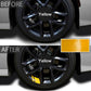 6Pcs Car Sticker Reflective Wheel Hub Decals for Dodge Journey JUVC Charger DURANGO CBLIBER SXT DART Ram 1500 Challenger