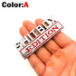 OTOKIT 1Pcs 3D Chrome Black Red Metal Emblem SHITBOX EDITION Badge Car Tail Side Sticker Accessories for Jeep Dodge Chrysler