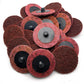 30Pcs 2 inch Roll Quick Change Discs Surface Conditioning Discs Sanding Disc for Surface prep, Paint Stripping, Grinding