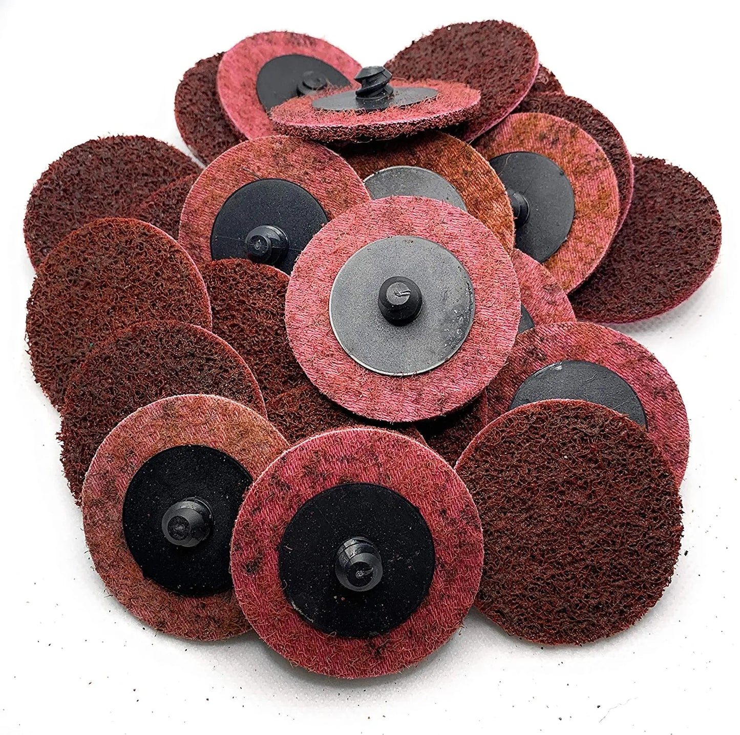 30Pcs 2 inch Roll Quick Change Discs Surface Conditioning Discs Sanding Disc for Surface prep, Paint Stripping, Grinding