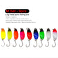 7/9/10Pcs Trout Bait 2.5g/2.6g/3g/3.2g/3.5g/5g Metal Spoon Fishing Lure Wobbler Casting Jigging Tackle Accessories Pesca Chub