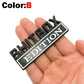 OTOKIT 1Pcs 3D Chrome Black Red Metal Emblem SHITBOX EDITION Badge Car Tail Side Sticker Accessories for Jeep Dodge Chrysler