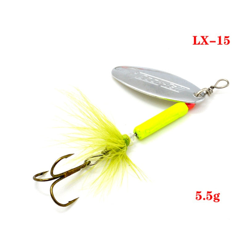 Spinner Baits Fishing Spinners 2.5-12g Spinnerbait Trout Lures Fishing Lures for Bass Trout Crappie