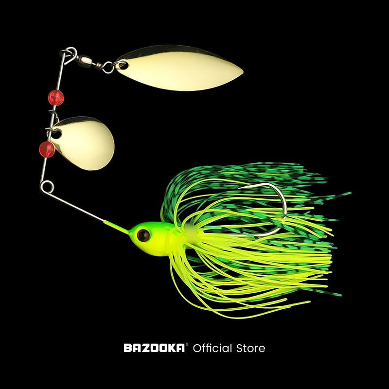 Bazooka Swim Jigs Kits Fishing Lure Silicone Bait Skirts Casting Jig Sharp Hook Spinners Spinnerbait Metal Trout Spoon Bass Pike