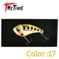 THETIME 2022 New MZ40 Metal VIB Ratlin Spoon Lure 40mm 6.5g Blade Jig Bait Vibrators Cicada For Pike Perch Crappie Bass Fishing