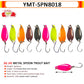 7/9/10Pcs Trout Bait 2.5g/2.6g/3g/3.2g/3.5g/5g Metal Spoon Fishing Lure Wobbler Casting Jigging Tackle Accessories Pesca Chub