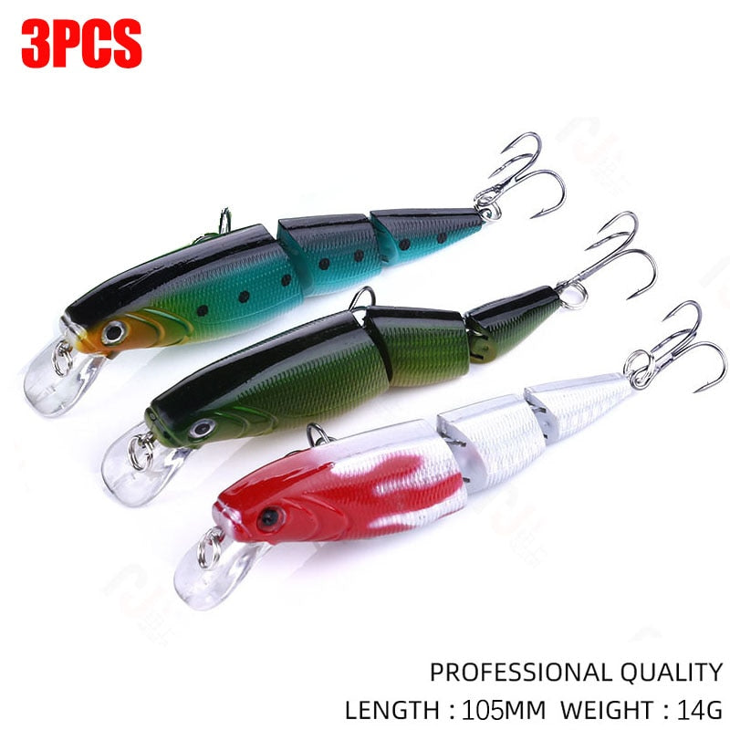 Fishing Lure Tackle Kit Set Hard Bait Artificial Rotating Floating Fishing Minnow Crankbait Wobblers Spinner Sinking Hooks Lures