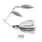 Noeby Spinnerbait 10.5g 14g 21g 28g Double Willow Blade Needle Stinger Hook Spoon Wire Bait Wobblers for Bass Fishing Lure