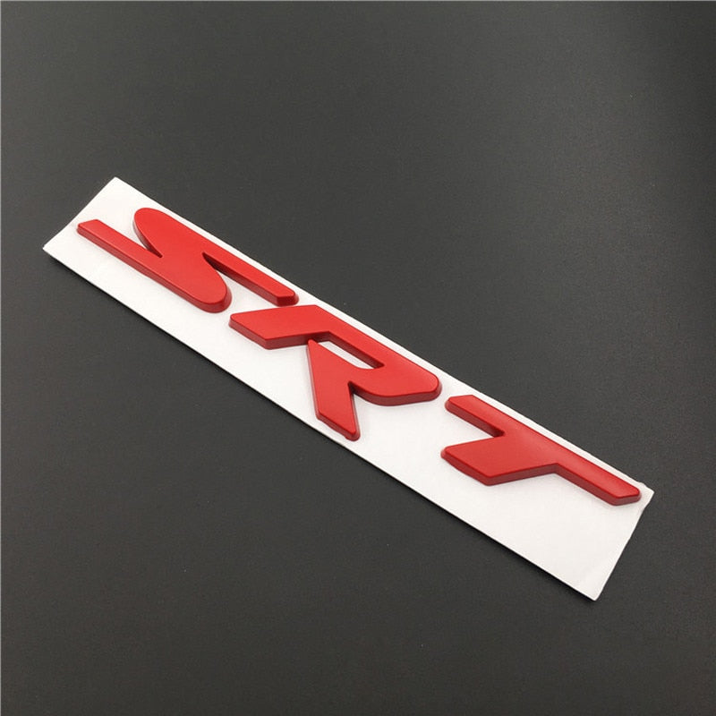 Auto Decal Accessories 150x25mm For Dodge SRT Sticker Durango Ram 1500 Charger Viper Challenger Caliber Emblem Badge Decoration