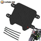 LINGQI Modified Carbon Fiber Front Number Plate Frame Upgrades Number Cover Fit For SURRON Light Bee X Electric Dirt Pit Bike