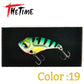 THETIME 2022 New MZ40 Metal VIB Ratlin Spoon Lure 40mm 6.5g Blade Jig Bait Vibrators Cicada For Pike Perch Crappie Bass Fishing