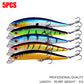 Fishing Lure Tackle Kit Set Hard Bait Artificial Rotating Floating Fishing Minnow Crankbait Wobblers Spinner Sinking Hooks Lures