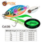 Metal Jig Fishing Lure Slow pitch Jig Leaf 15G 25G 35G Shore Cast Jigging Spoon Bass Fishing Bait Trout Saltwater Jigging Lures