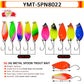 7/9/10Pcs Trout Bait 2.5g/2.6g/3g/3.2g/3.5g/5g Metal Spoon Fishing Lure Wobbler Casting Jigging Tackle Accessories Pesca Chub