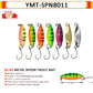 7/9/10Pcs Trout Bait 2.5g/2.6g/3g/3.2g/3.5g/5g Metal Spoon Fishing Lure Wobbler Casting Jigging Tackle Accessories Pesca Chub