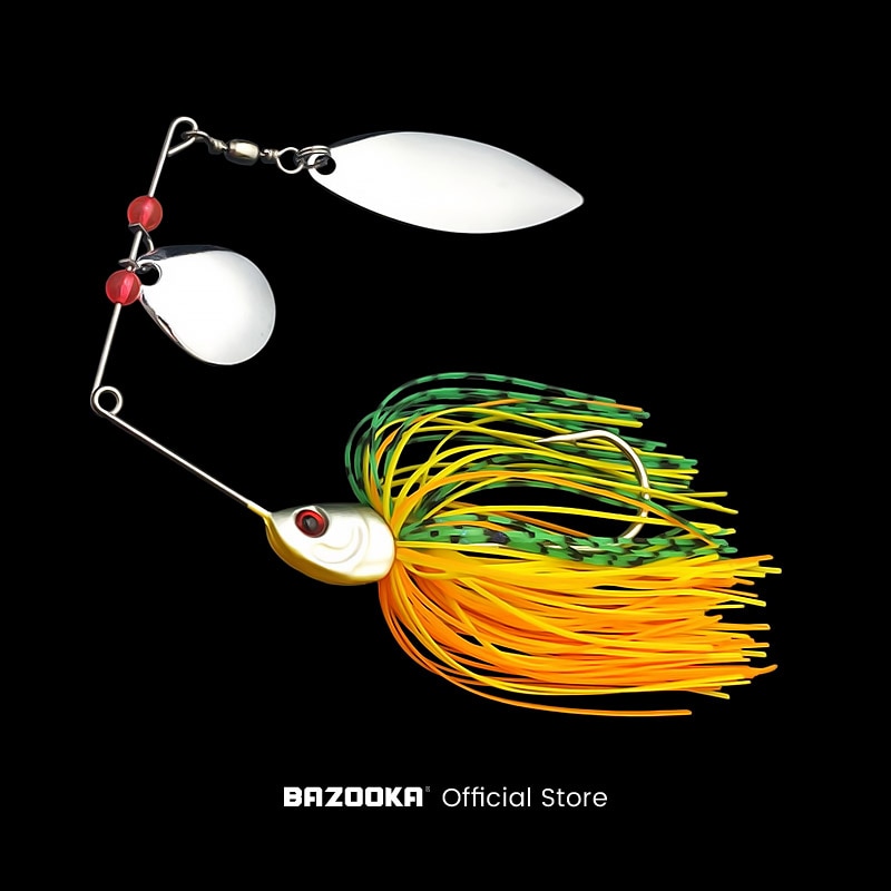 Bazooka Swim Jigs Kits Fishing Lure Silicone Bait Skirts Casting Jig Sharp Hook Spinners Spinnerbait Metal Trout Spoon Bass Pike