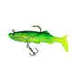 Soft Bait Fishing Lures 80mm/14g 90mm/9.5g Artificial Sinking Swimbait Paddle Tail Jig Head Fishing Tackle Goods for Sea Bass