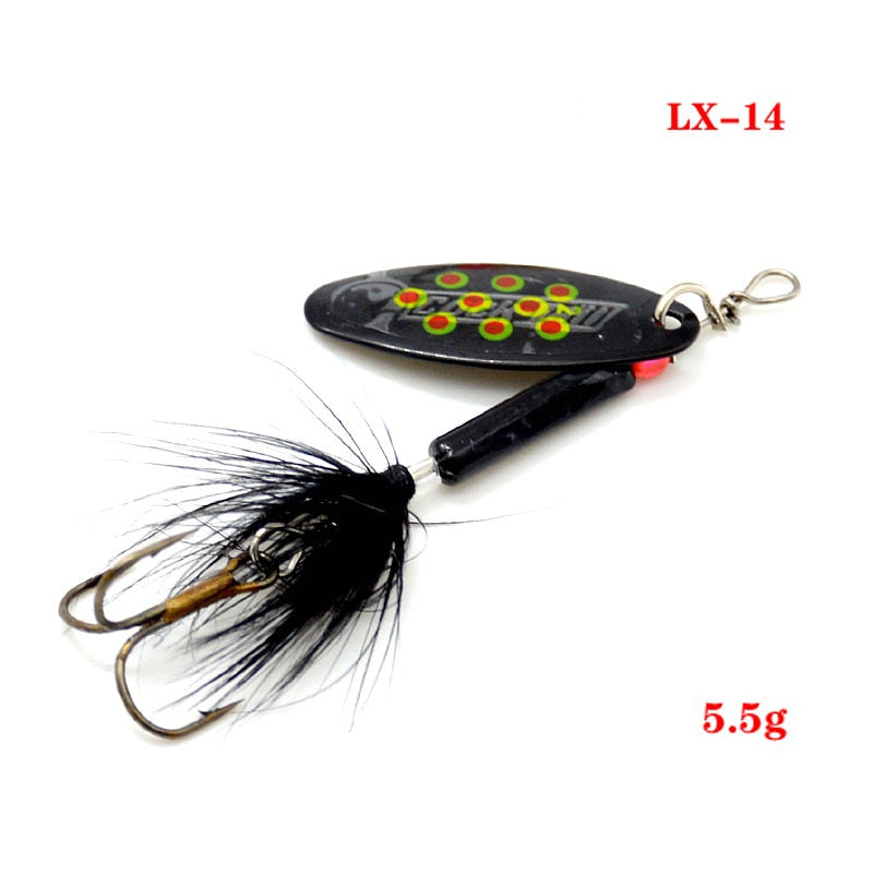 Spinner Baits Fishing Spinners 2.5-12g Spinnerbait Trout Lures Fishing Lures for Bass Trout Crappie