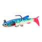 Soft Bait Fishing Lures 80mm/14g 90mm/9.5g Artificial Sinking Swimbait Paddle Tail Jig Head Fishing Tackle Goods for Sea Bass