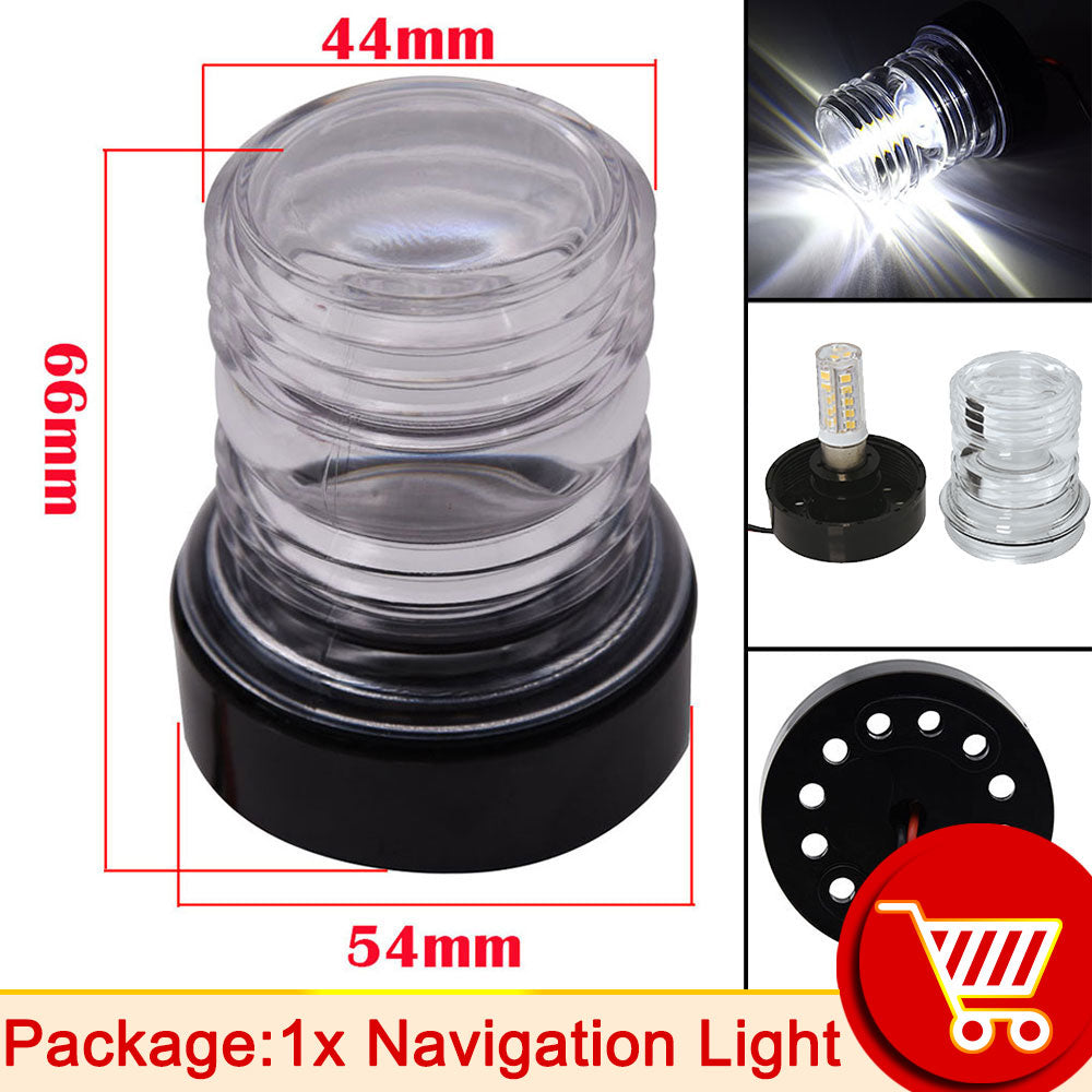 Navigation Light Waterproof Boat LED Light for Yacht Marine Fold Down Navigation Anchor Light 12V Sailing Signal Light 360 Degre