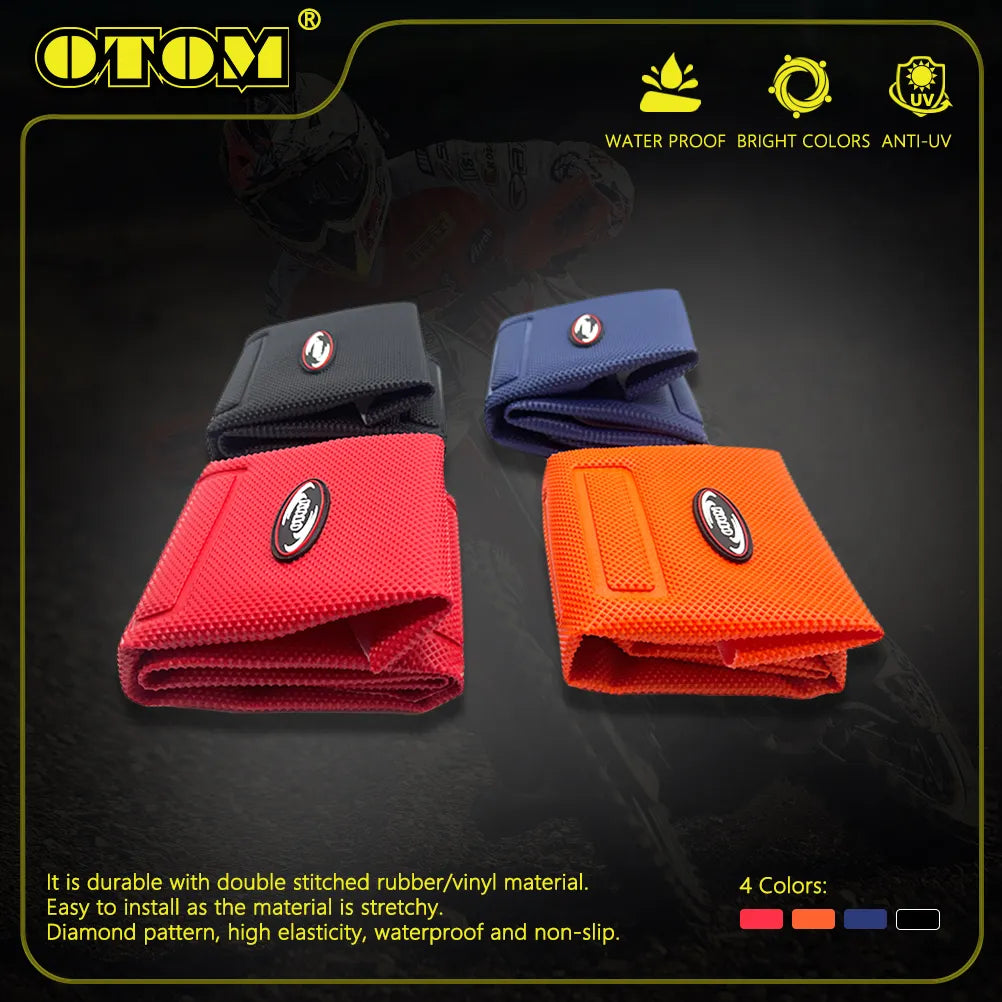 OTOM Motorcycle Seat Covers Cushion Non-Slip Thick Particles Waterproof High Elasticity For HONDA YAMAHA KAWASAKI SUZUKI Bikes