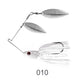 Noeby Spinnerbait 10.5g 14g 21g 28g Double Willow Blade Needle Stinger Hook Spoon Wire Bait Wobblers for Bass Fishing Lure