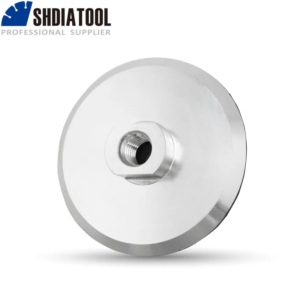 SHDIATOOL 4inch Aluminum Base Backer Pads for Polishing Pads Sanding Discs Abrasive Disc  M14 Thread 100mm Back Pad