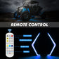 Remote Control RGB LED Turn Signal Light 1 Pair Turbo Front Driver Signature Light for Polaris RZR XP 4 1000 Atv Accessories