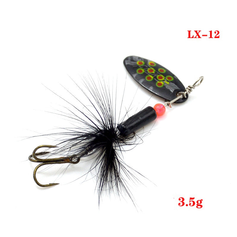 Spinner Baits Fishing Spinners 2.5-12g Spinnerbait Trout Lures Fishing Lures for Bass Trout Crappie