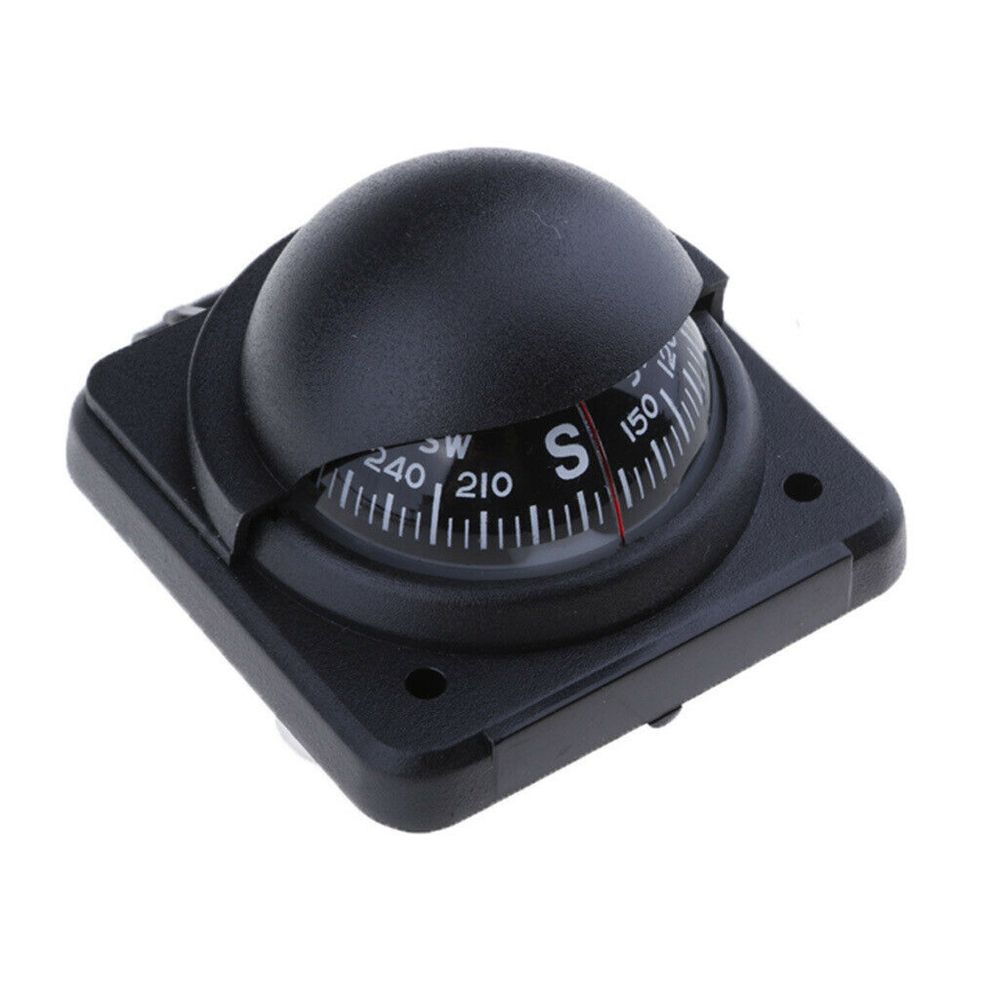 1pc Marine Boat Compass with Mount Kit for Caravan Truck Sailing Navigation ABS Plastic Navigation Ball Travel Car Accessories