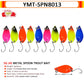 7/9/10Pcs Trout Bait 2.5g/2.6g/3g/3.2g/3.5g/5g Metal Spoon Fishing Lure Wobbler Casting Jigging Tackle Accessories Pesca Chub