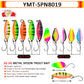 7/9/10Pcs Trout Bait 2.5g/2.6g/3g/3.2g/3.5g/5g Metal Spoon Fishing Lure Wobbler Casting Jigging Tackle Accessories Pesca Chub