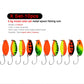 7/9/10Pcs Trout Bait 2.5g/2.6g/3g/3.2g/3.5g/5g Metal Spoon Fishing Lure Wobbler Casting Jigging Tackle Accessories Pesca Chub