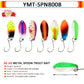 7/9/10Pcs Trout Bait 2.5g/2.6g/3g/3.2g/3.5g/5g Metal Spoon Fishing Lure Wobbler Casting Jigging Tackle Accessories Pesca Chub