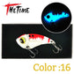 THETIME 2022 New MZ40 Metal VIB Ratlin Spoon Lure 40mm 6.5g Blade Jig Bait Vibrators Cicada For Pike Perch Crappie Bass Fishing