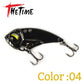 THETIME 2022 New MZ40 Metal VIB Ratlin Spoon Lure 40mm 6.5g Blade Jig Bait Vibrators Cicada For Pike Perch Crappie Bass Fishing