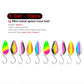 7/9/10Pcs Trout Bait 2.5g/2.6g/3g/3.2g/3.5g/5g Metal Spoon Fishing Lure Wobbler Casting Jigging Tackle Accessories Pesca Chub