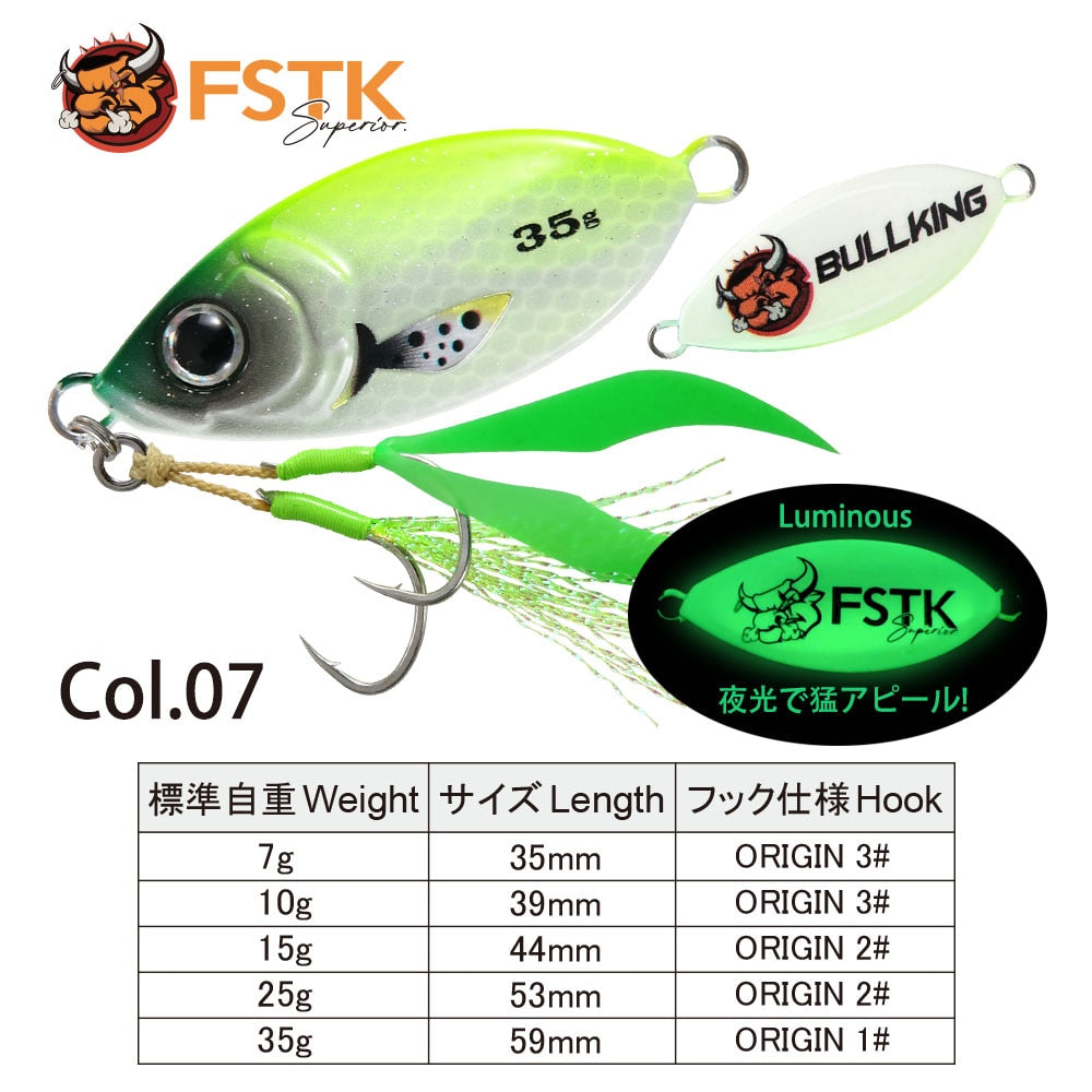 Metal Jig Fishing Lure Slow pitch Jig Leaf 15G 25G 35G Shore Cast Jigging Spoon Bass Fishing Bait Trout Saltwater Jigging Lures