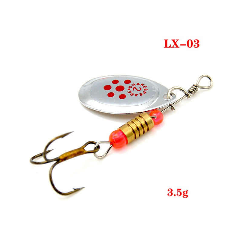 Spinner Baits Fishing Spinners 2.5-12g Spinnerbait Trout Lures Fishing Lures for Bass Trout Crappie