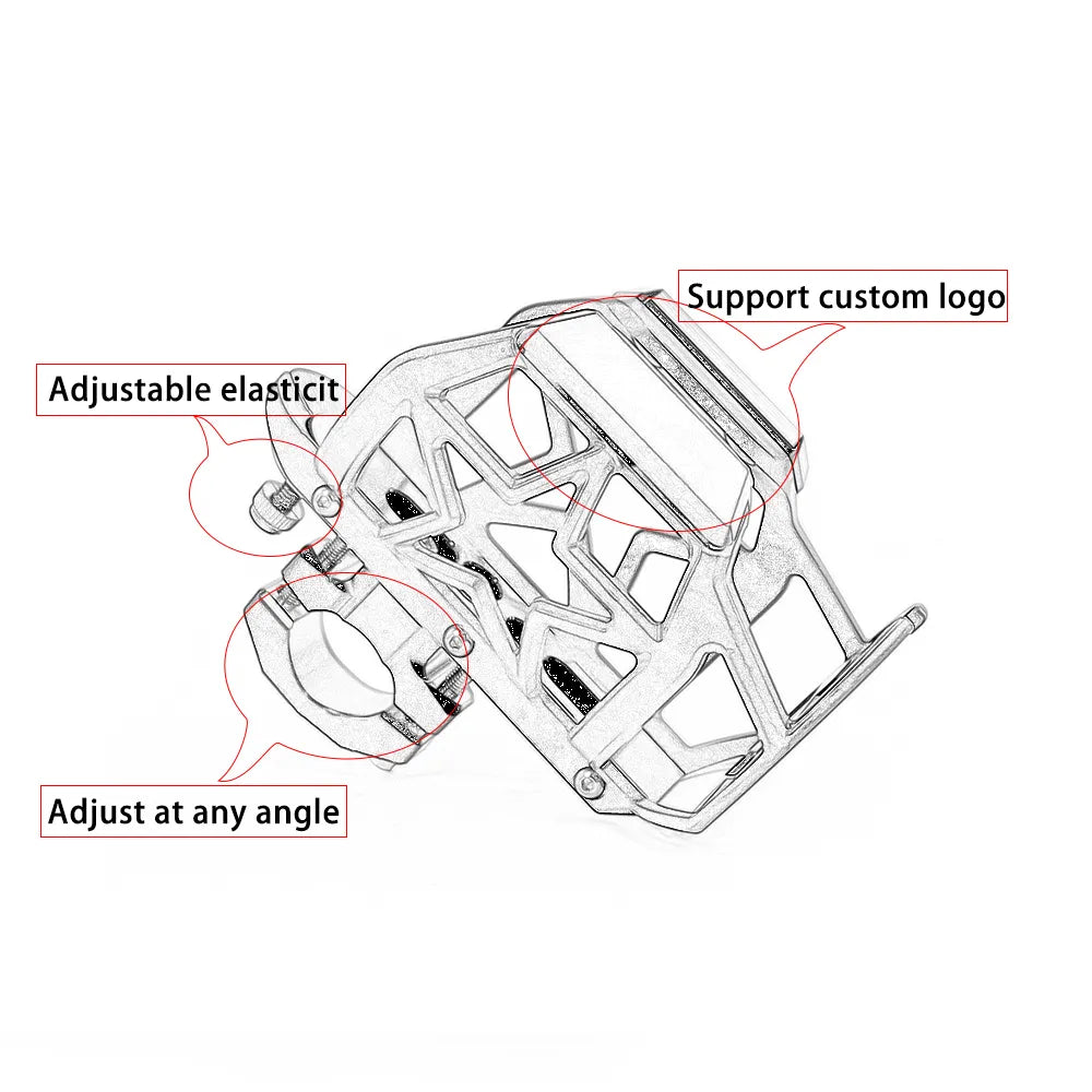 High quality Motorbike Beverage Water Bottle Cage Drink Cup Holder Mount Accessories For BMW F750GS F 750 GS 2017-2021 2022