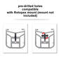 Motorcycle Accessories Fit For Honda CRF300L CRF 300L Rally 2021 2022 2023 Luggage Holder Cargo Shelf Mount Bracket Rear Rack