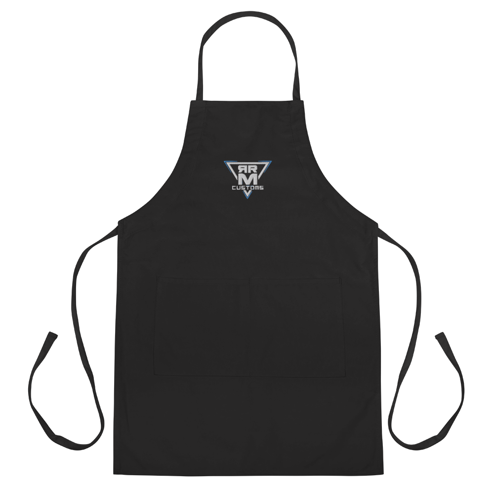 White Embroidered Apron